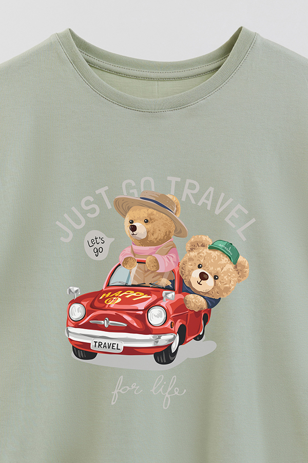 REMERA GB OVERSIZE JUST GO TRAVEL