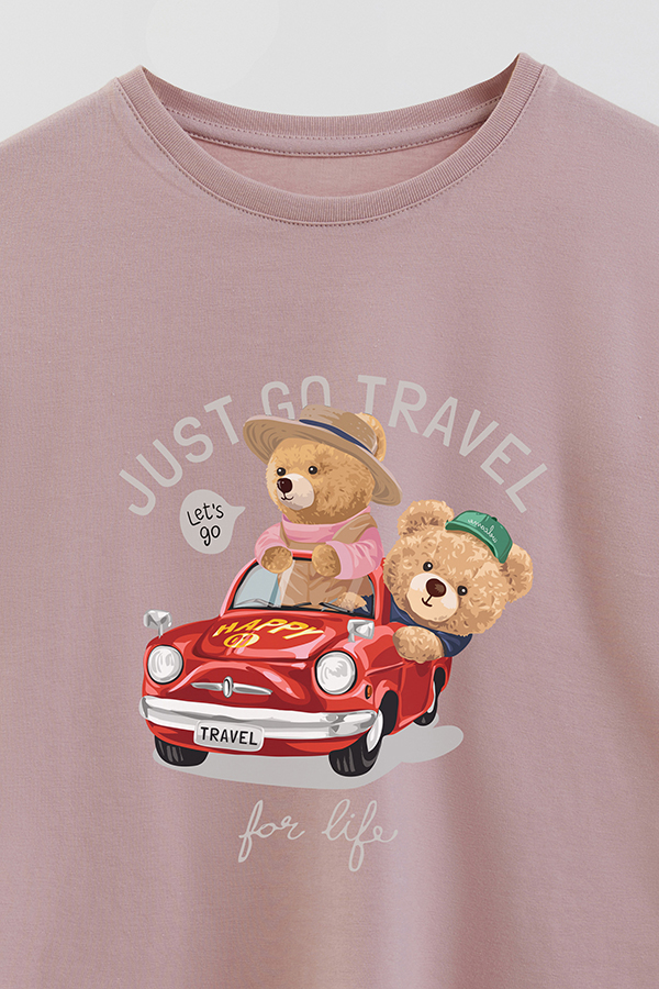 REMERA GB OVERSIZE JUST GO TRAVEL