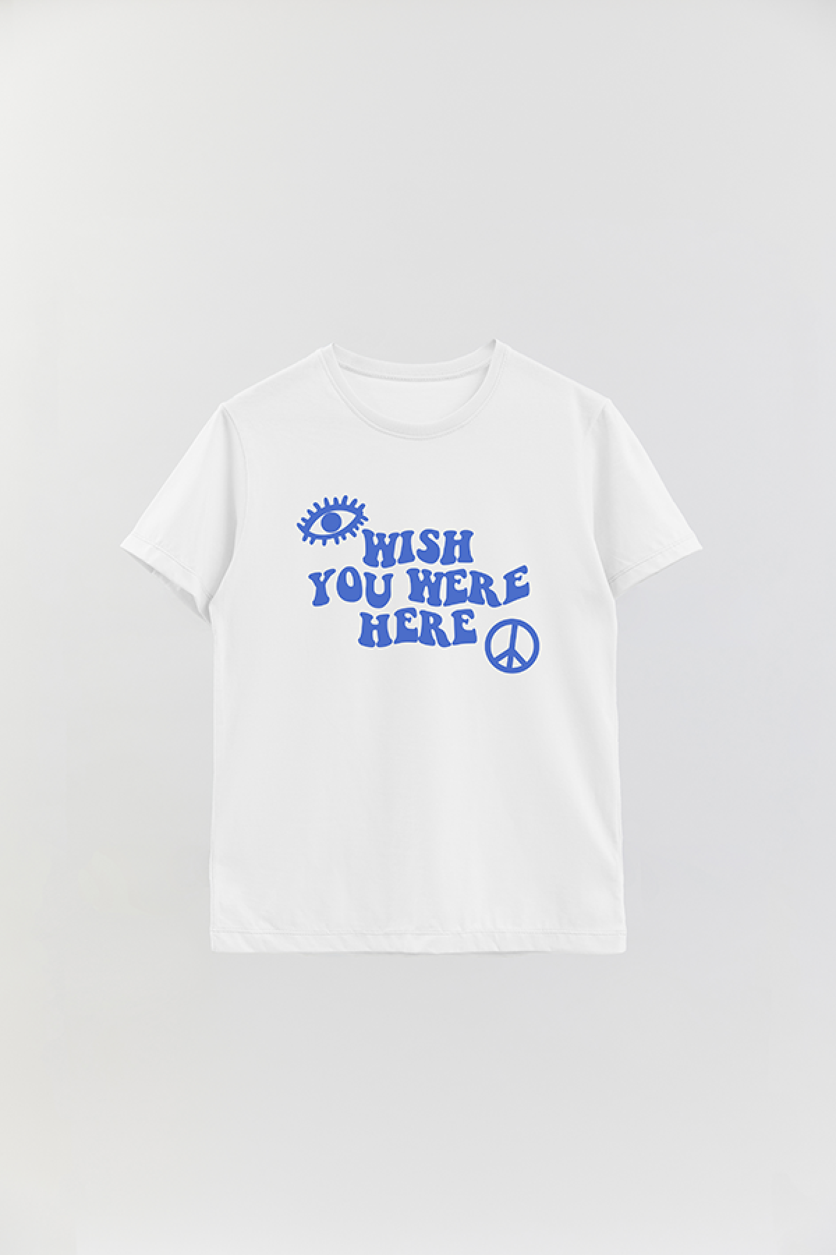 REMERA BASICA ESTAMPADA WCV WISH YOU WERE HERE