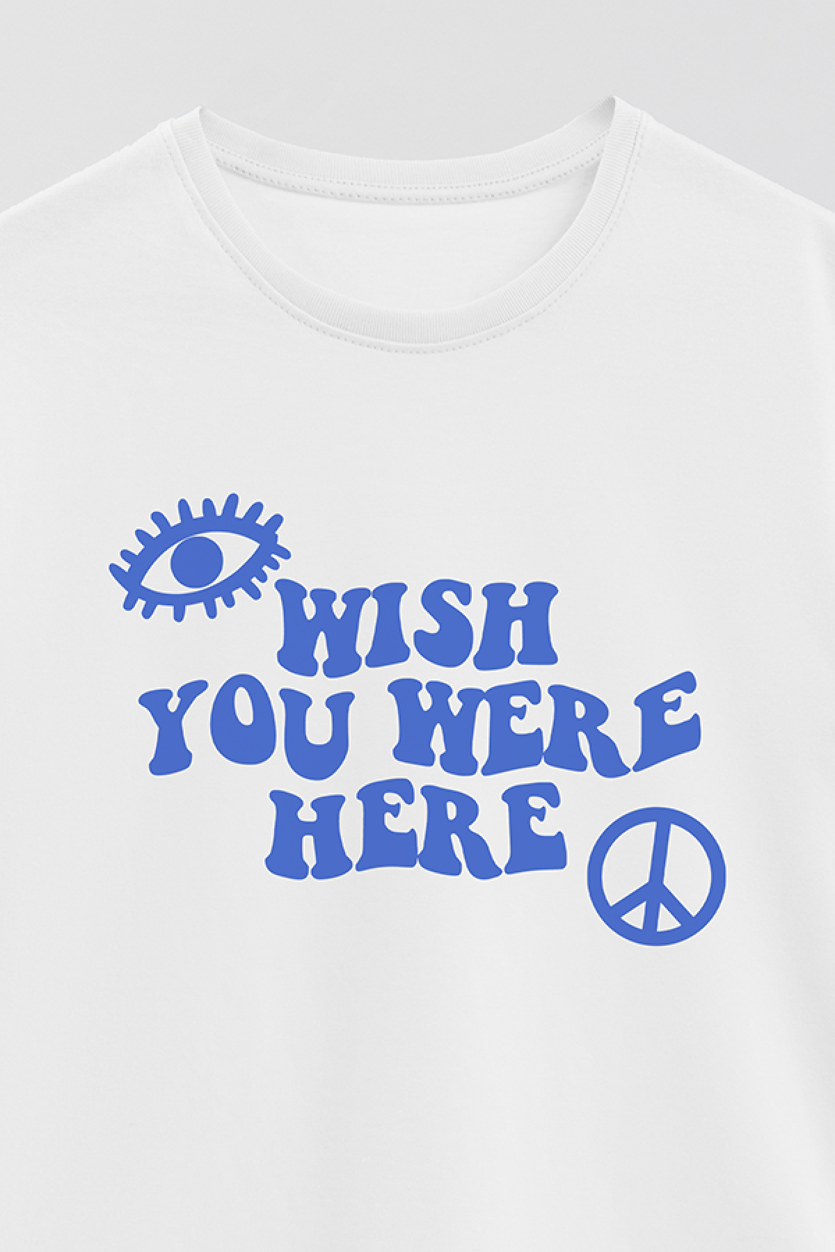 REMERA BASICA ESTAMPADA WCV WISH YOU WERE HERE