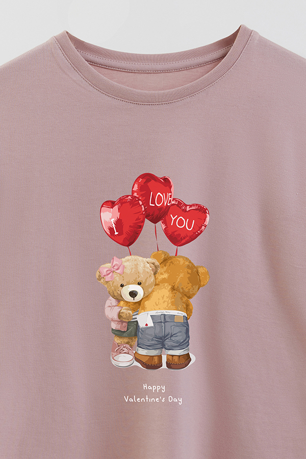 REMERA GB OVERSIZE I LOVE YOU