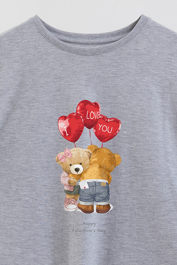 REMERA GB OVERSIZE I LOVE YOU