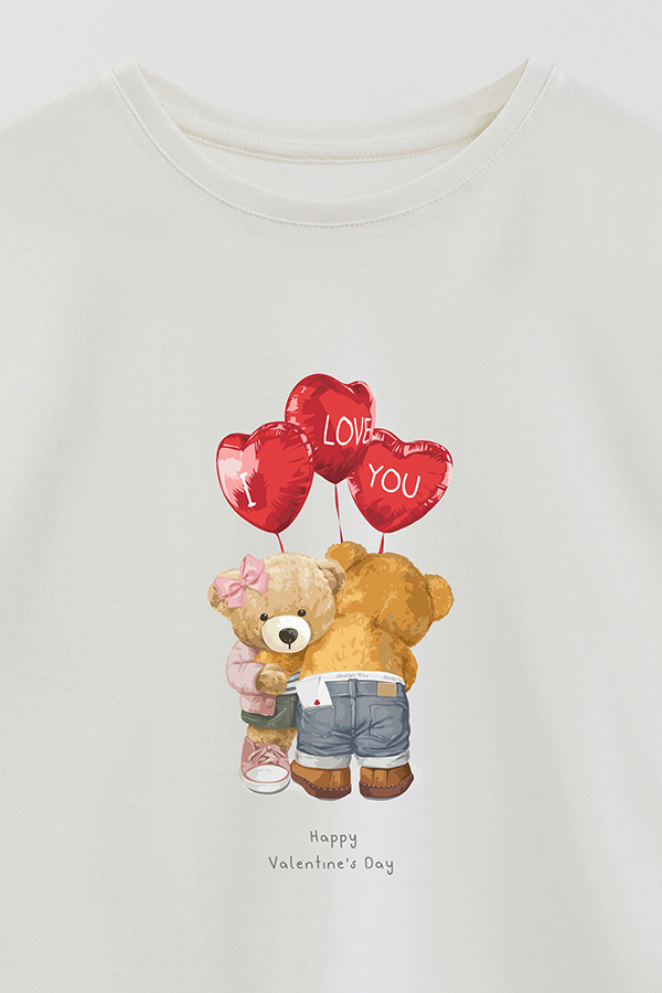 REMERA GB OVERSIZE I LOVE YOU