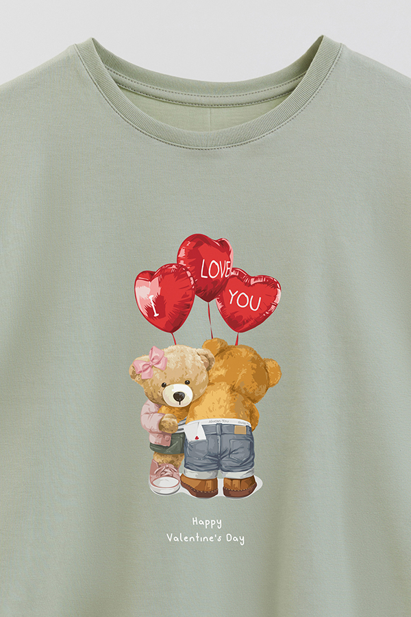 REMERA GB OVERSIZE I LOVE YOU