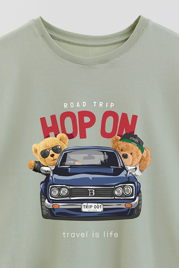 REMERA GB OVERSIZE HOP ON