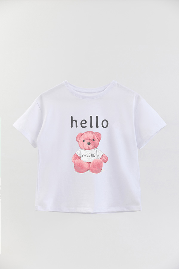 REMERA GB OVERSIZE HELLO SWEETIE