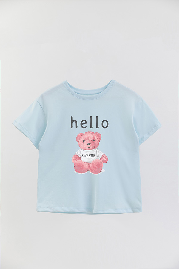 REMERA GB OVERSIZE HELLO SWEETIE