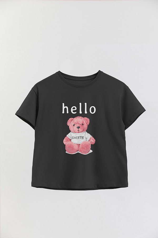 REMERA GB OVERSIZE HELLO SWEETIE