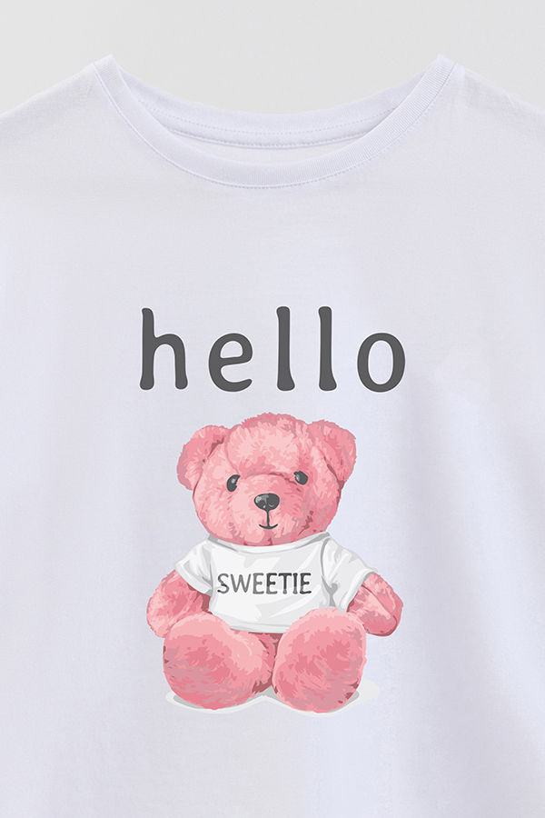 REMERA GB OVERSIZE HELLO SWEETIE