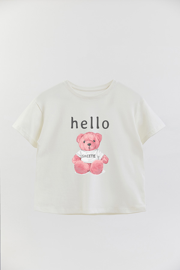 REMERA GB OVERSIZE HELLO SWEETIE