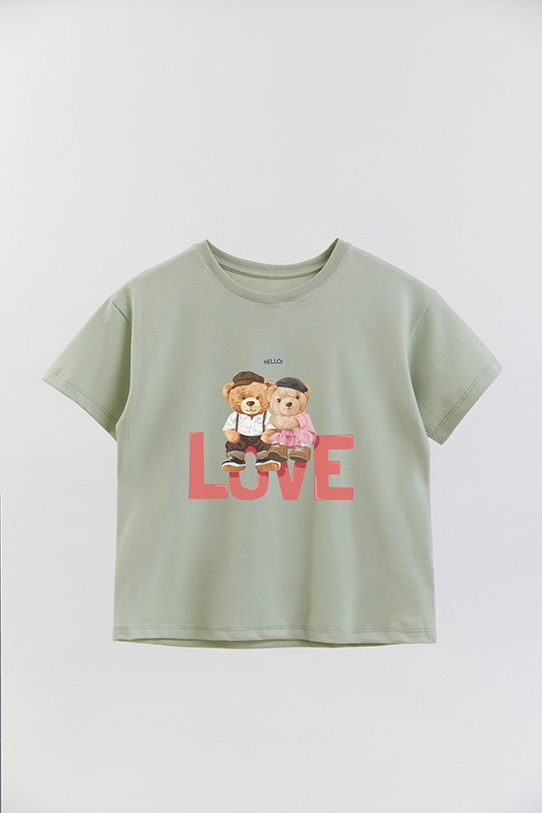 REMERA GB OVERSIZE HELLO LOVE