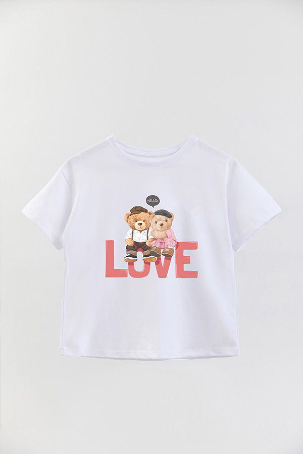REMERA GB OVERSIZE HELLO LOVE