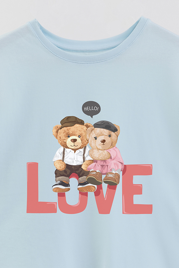 REMERA GB OVERSIZE HELLO LOVE