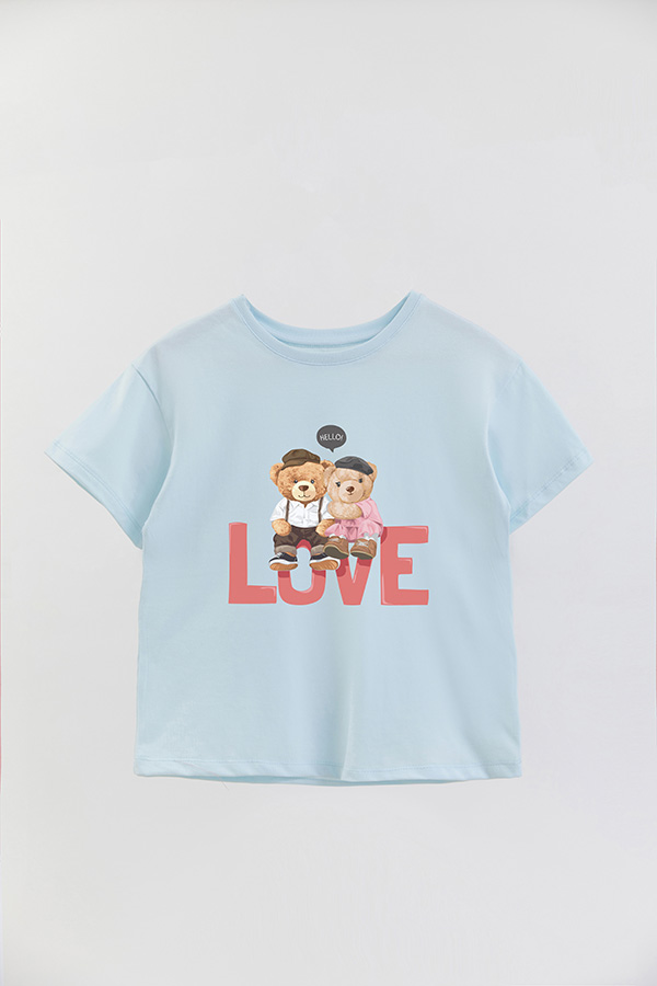 REMERA GB OVERSIZE HELLO LOVE