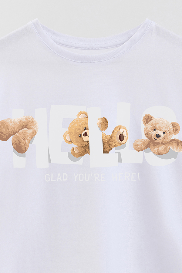 REMERA GB OVERSIZE HELLO GLAD