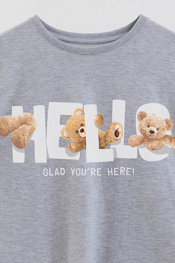 REMERA GB OVERSIZE HELLO GLAD