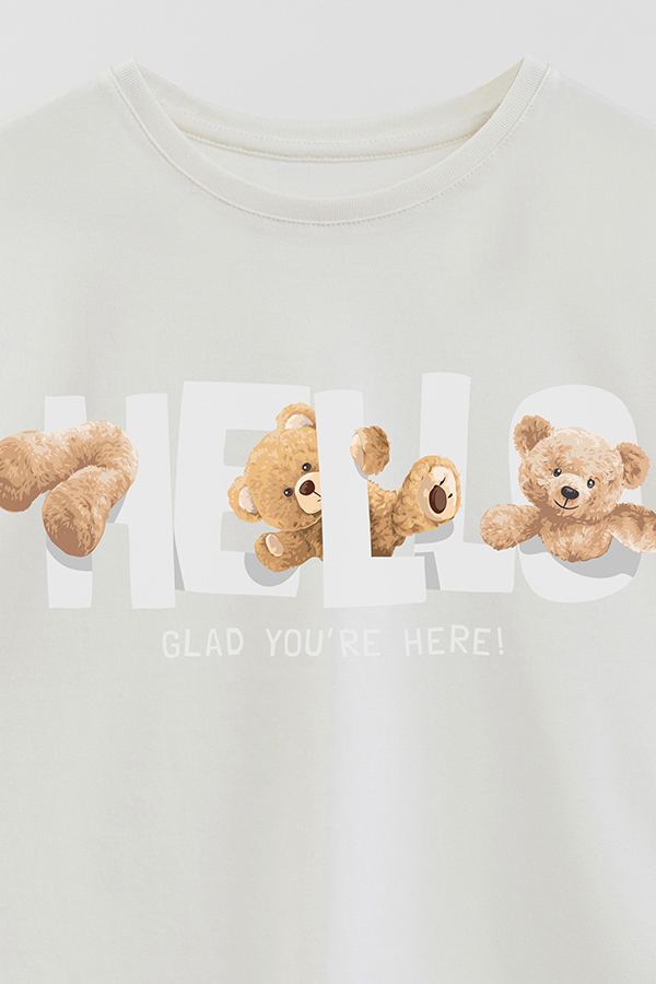 REMERA GB OVERSIZE HELLO GLAD