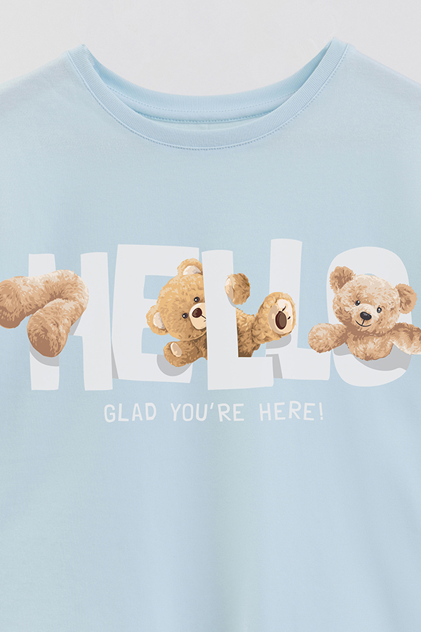 REMERA GB OVERSIZE HELLO GLAD