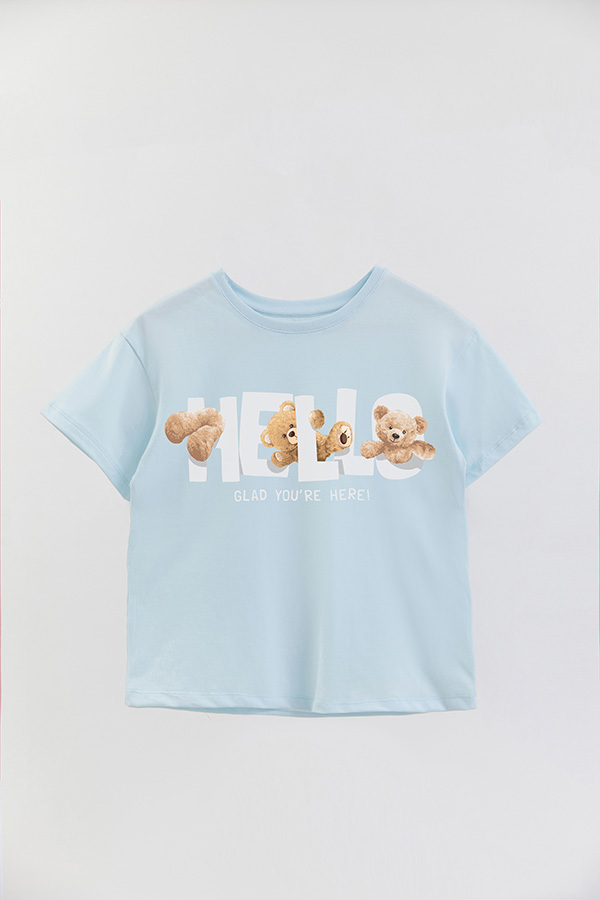 REMERA GB OVERSIZE HELLO GLAD