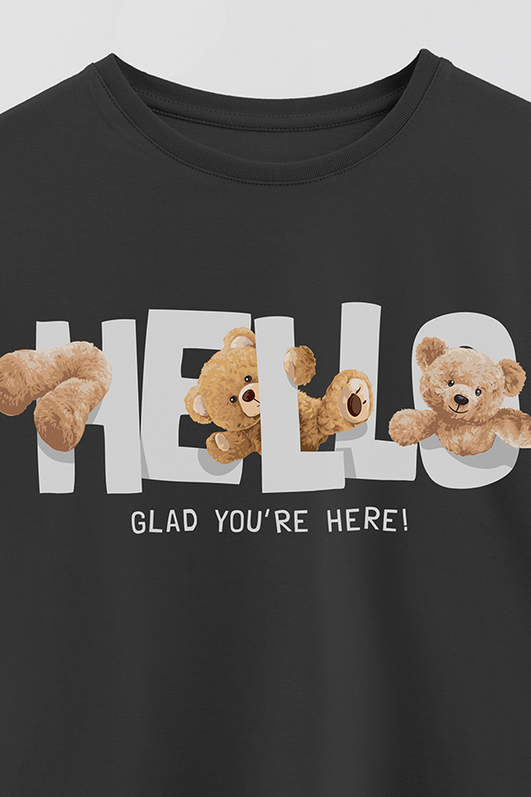 REMERA GB OVERSIZE HELLO GLAD