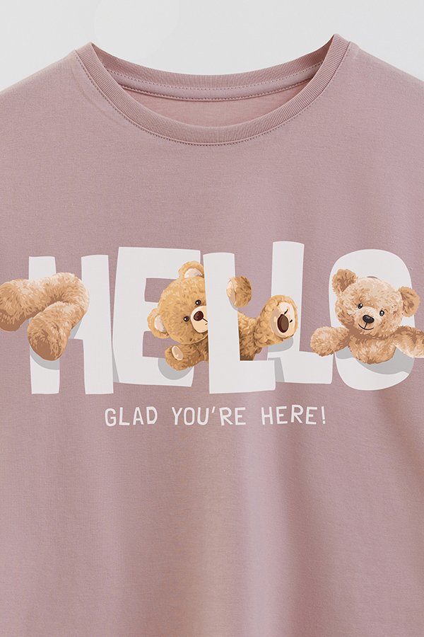 REMERA GB OVERSIZE HELLO GLAD
