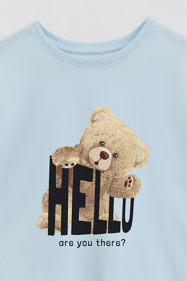 REMERA GB OVERSIZE HELLO ARE YOU THERE