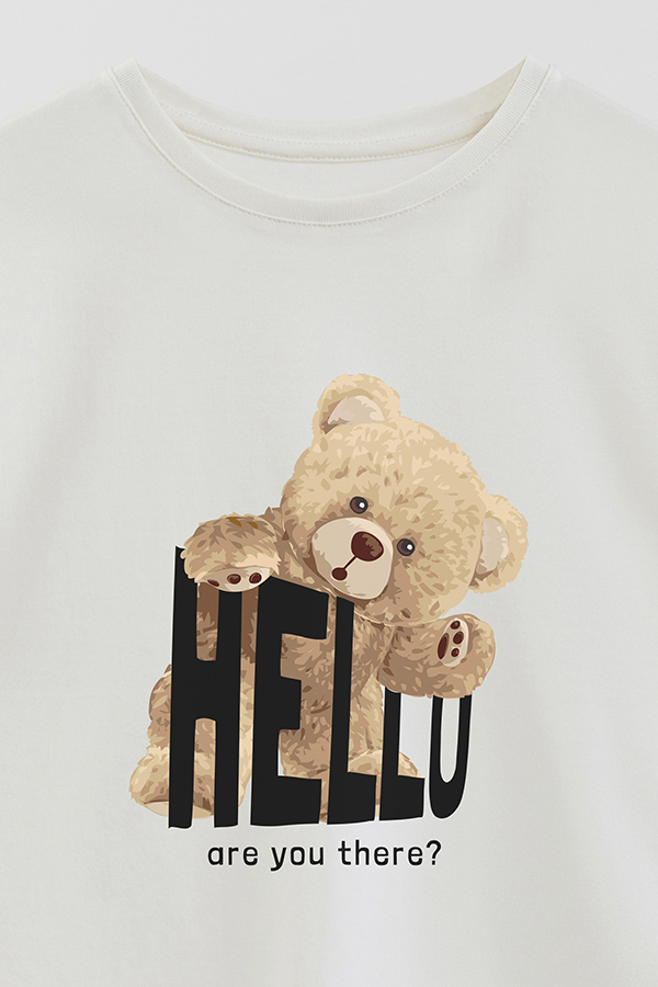 REMERA GB OVERSIZE HELLO ARE YOU THERE