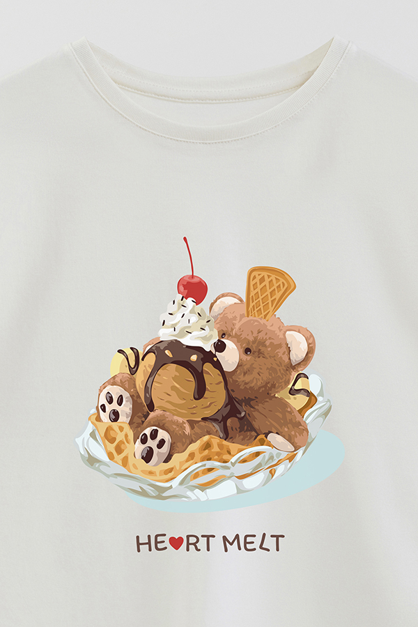 REMERA GB OVERSIZE HEART MELT
