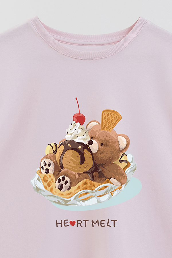 REMERA GB OVERSIZE HEART MELT