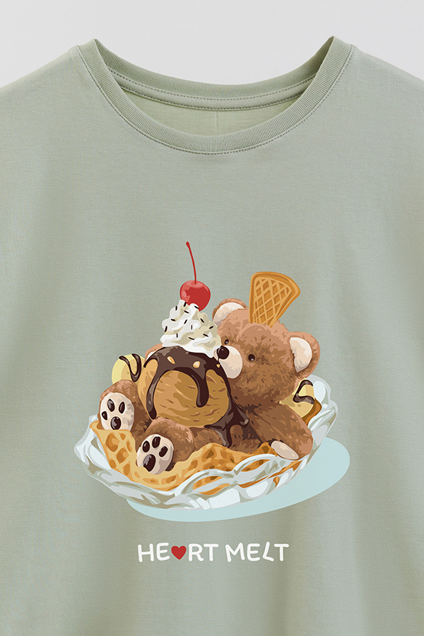 REMERA GB OVERSIZE HEART MELT