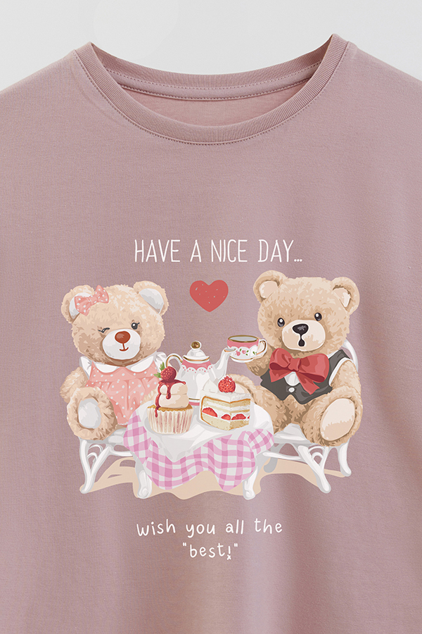 REMERA GB OVERSIZE HAVE A NICE DAY