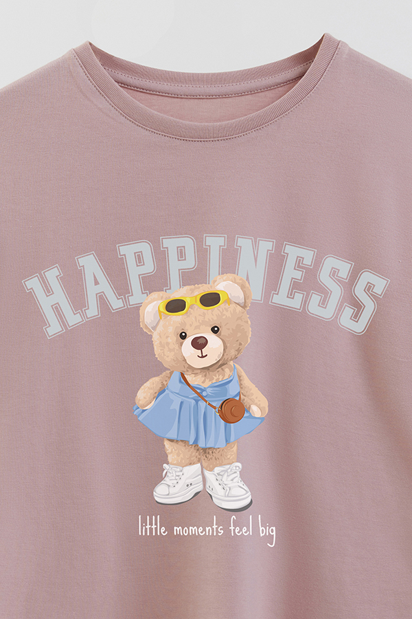 REMERA GB OVERSIZE HAPPINESS