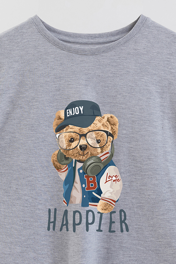 REMERA GB OVERSIZE HAPPIER