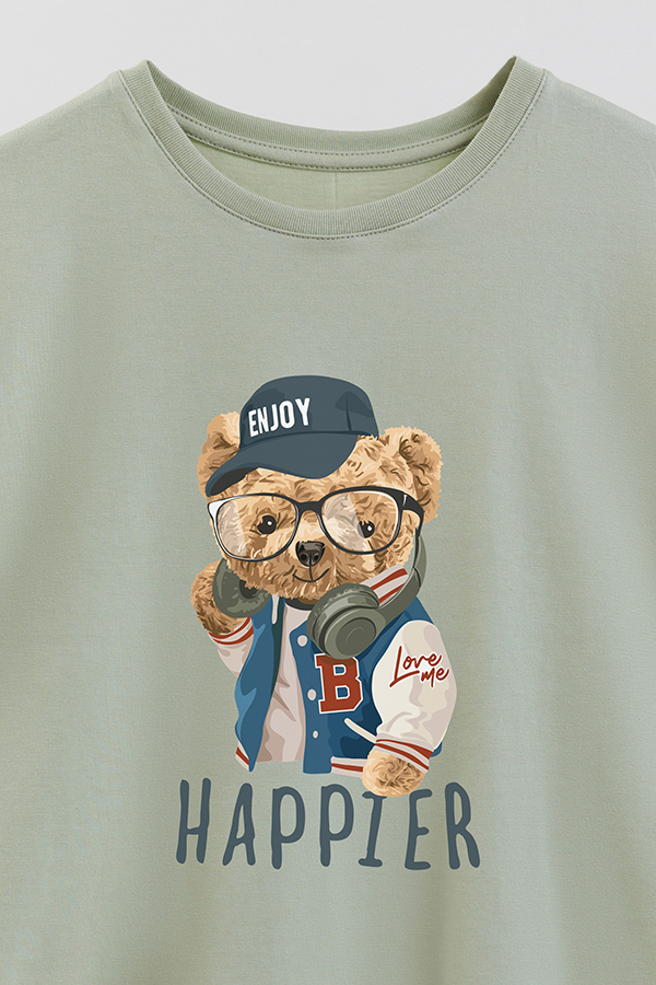 REMERA GB OVERSIZE HAPPIER