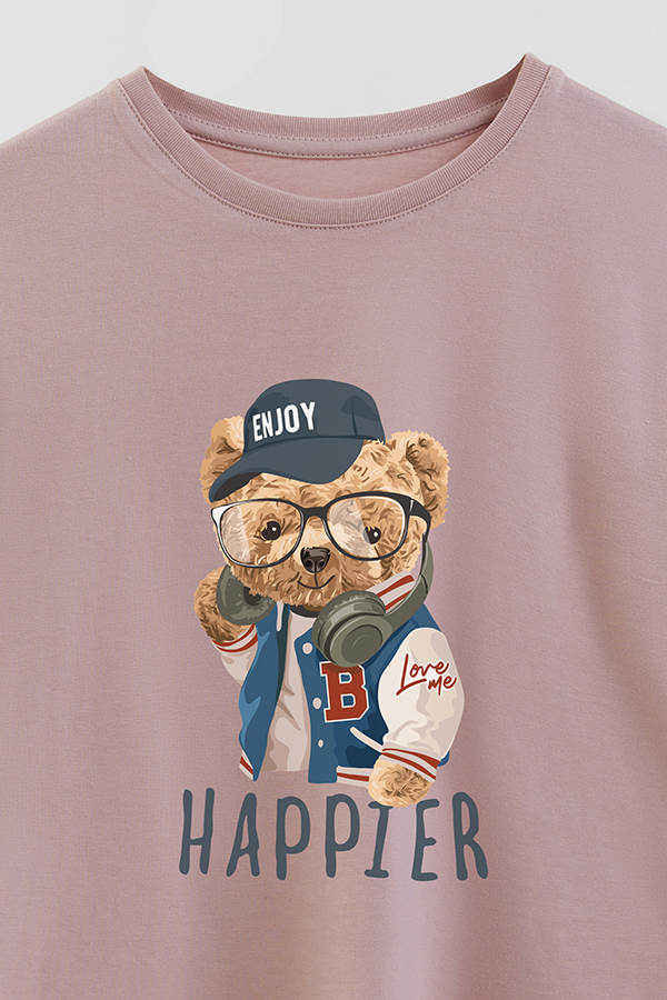 REMERA GB OVERSIZE HAPPIER
