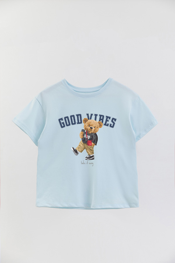 REMERA GB OVERSIZE GOOD VIBES