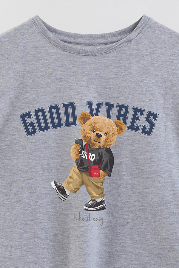 REMERA GB OVERSIZE GOOD VIBES