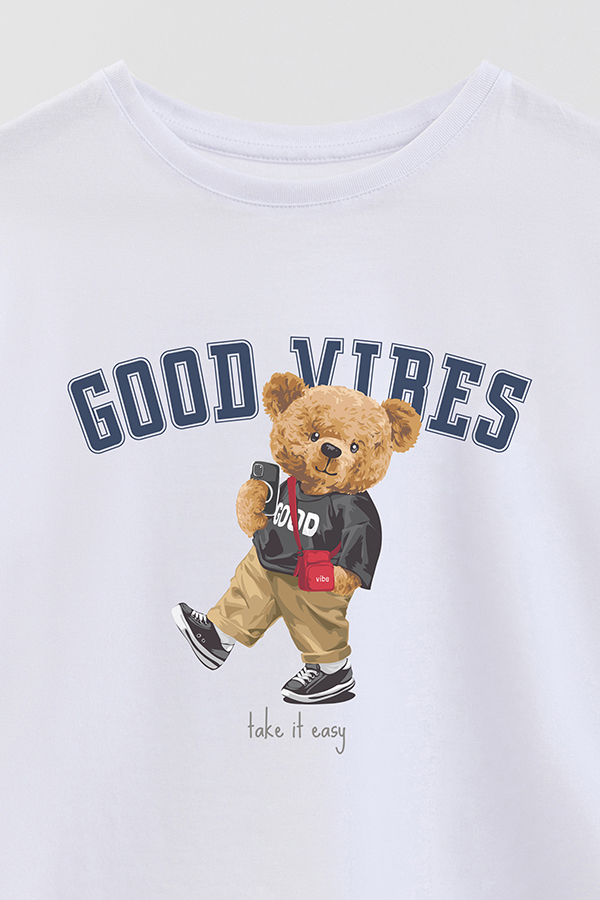 REMERA GB OVERSIZE GOOD VIBES