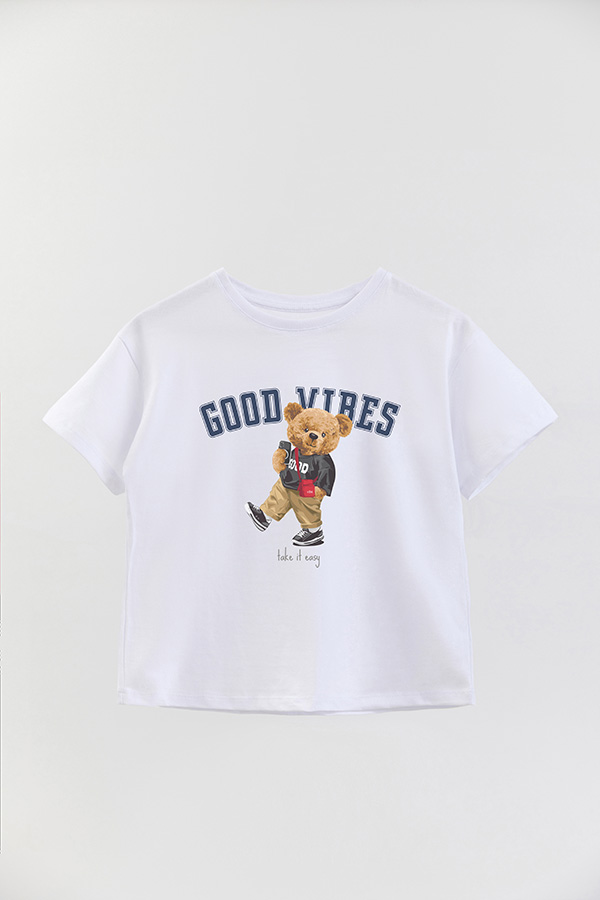 REMERA GB OVERSIZE GOOD VIBES