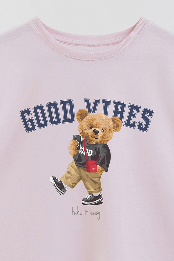 REMERA GB OVERSIZE GOOD VIBES