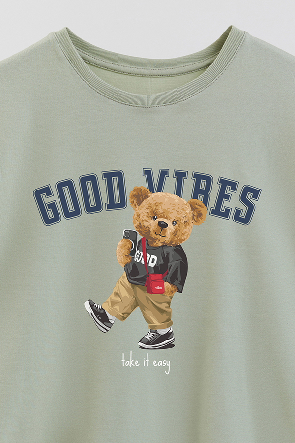 REMERA GB OVERSIZE GOOD VIBES
