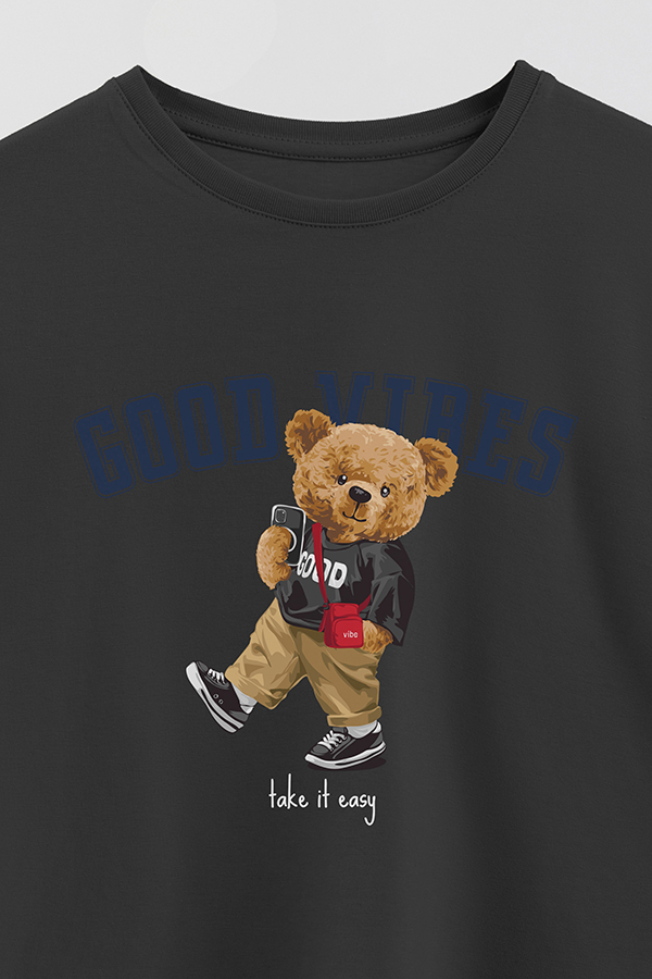 REMERA GB OVERSIZE GOOD VIBES