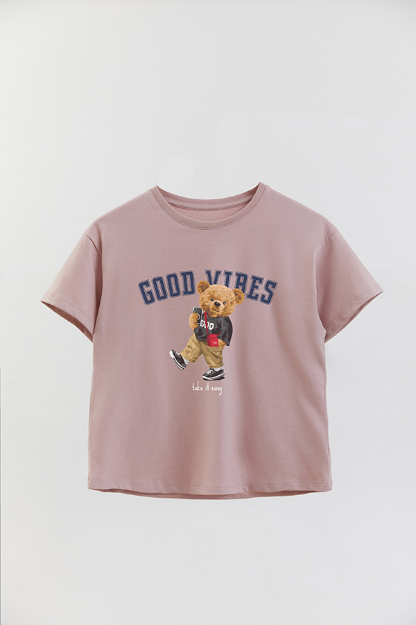 REMERA GB OVERSIZE GOOD VIBES