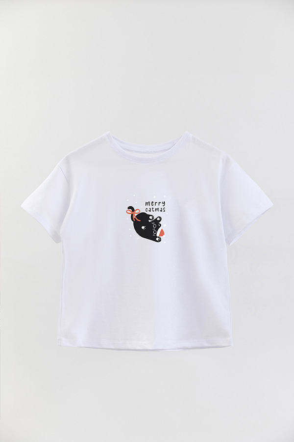 REMERA GIRL OVER JINGLE CAT 13