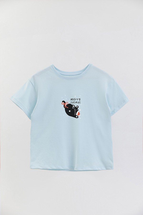 REMERA GIRL OVER JINGLE CAT 13