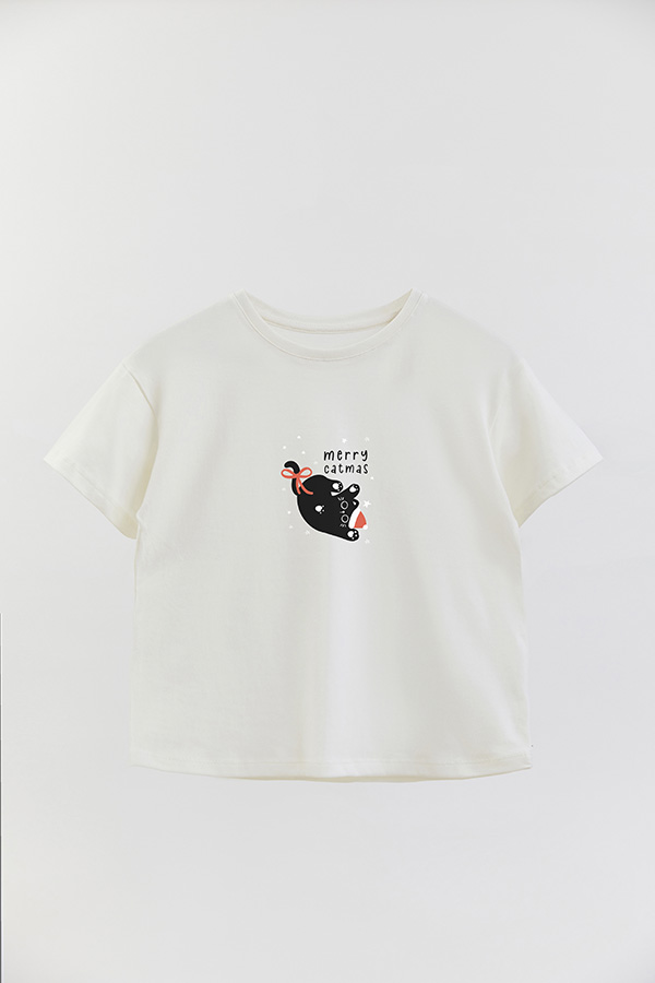 REMERA GIRL OVER JINGLE CAT 13