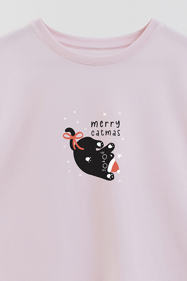 REMERA GIRL OVER JINGLE CAT 13