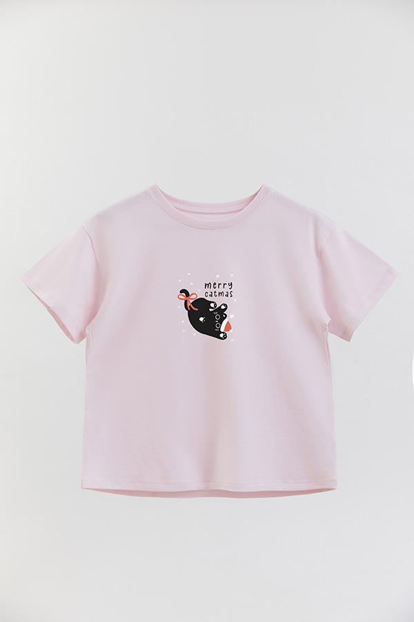 REMERA GIRL OVER JINGLE CAT 13