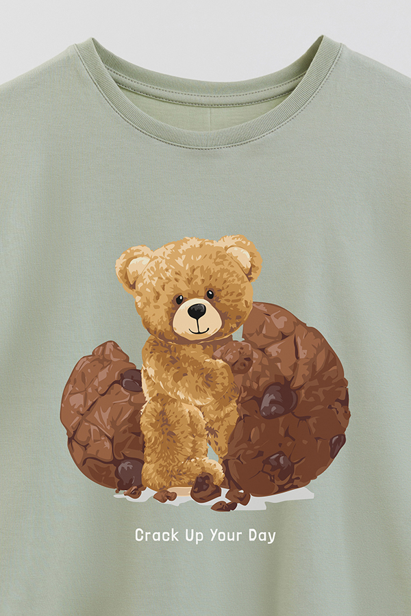 REMERA GB OVERSIZE CRACK UP YOUR DAY