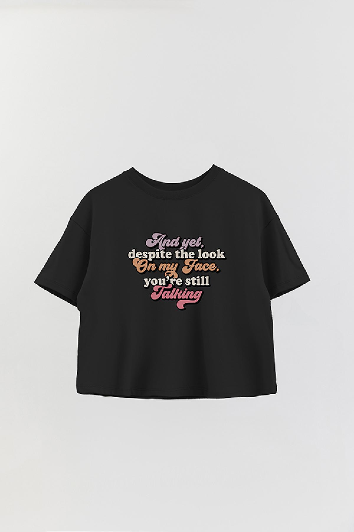 REMERA CROP ESTAMPADA LV5 AND YET